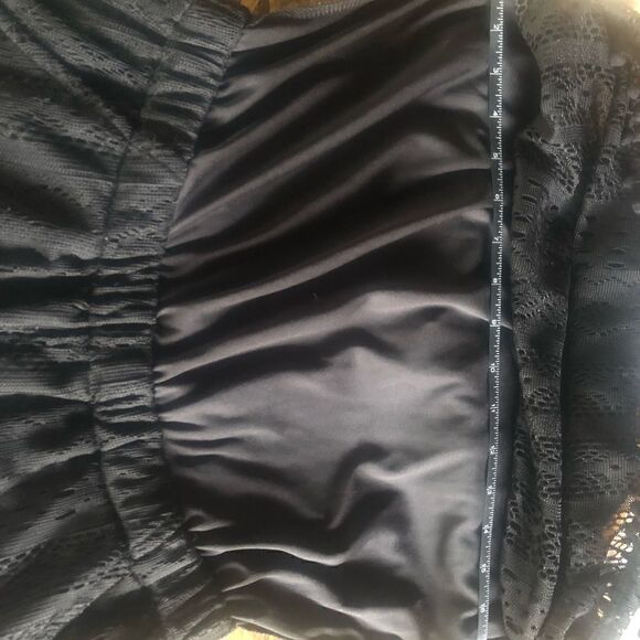 🔥🔥American Rag Cie Energy black shorts Romper . With pockets &pom pom detail - Picture 5 of 12